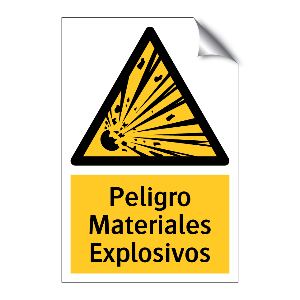 Peligro Materiales Explosivos