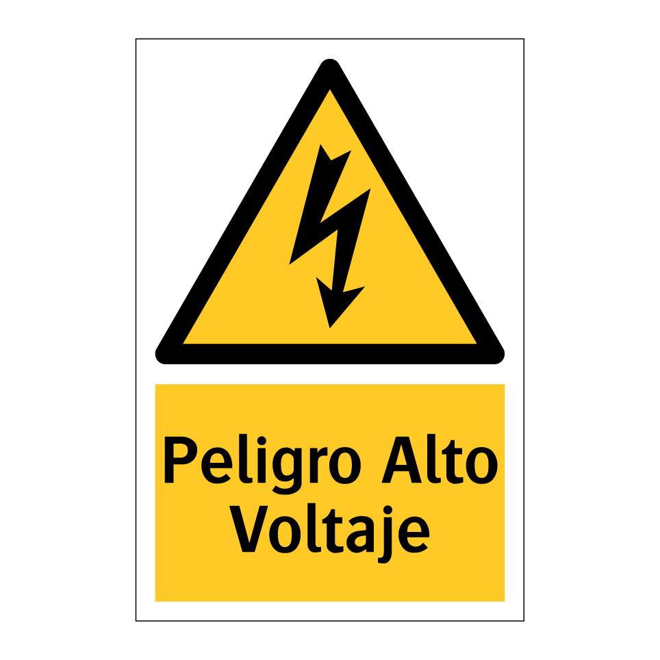 Peligro Alto Voltaje
