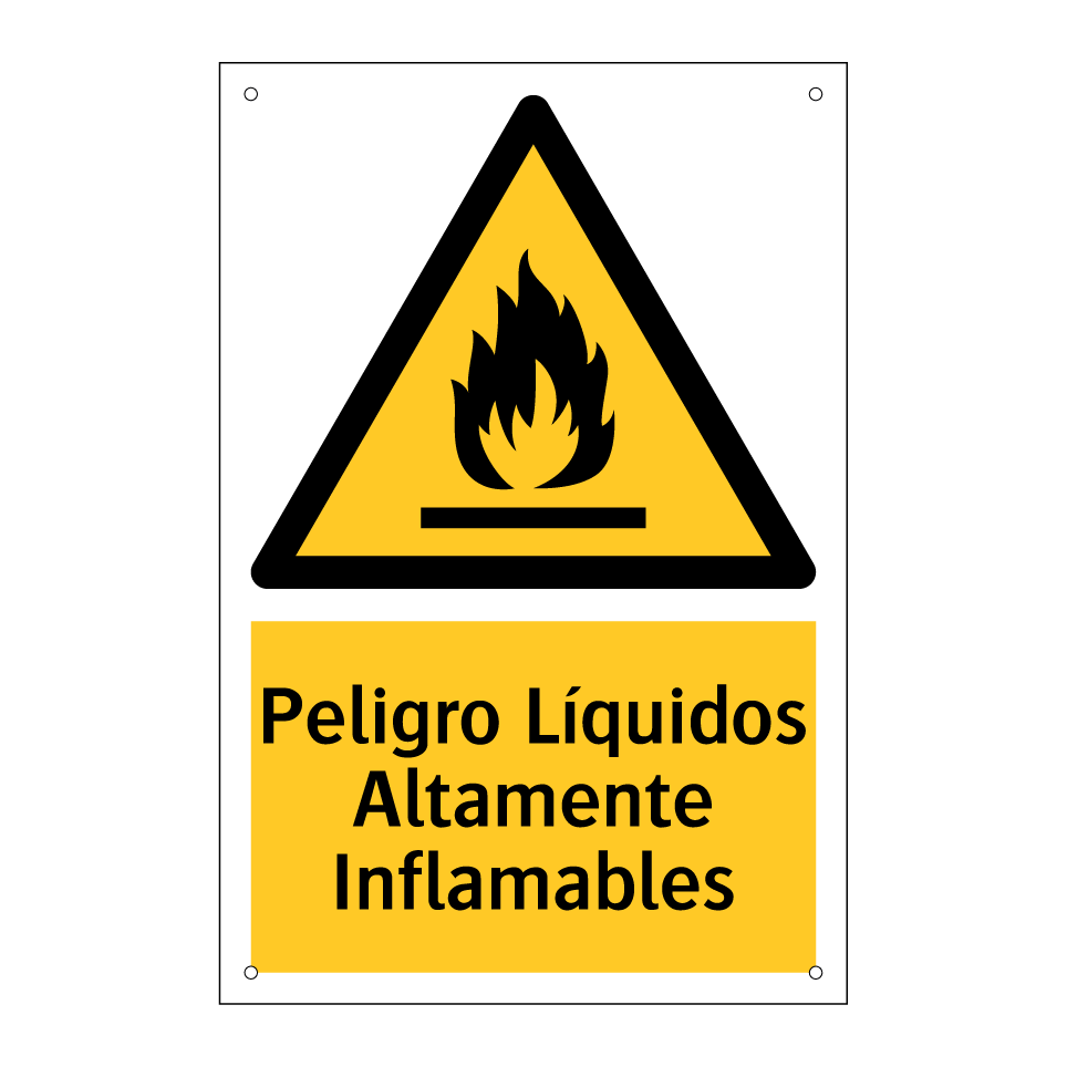 Peligro Líquidos Altamente Inflamables