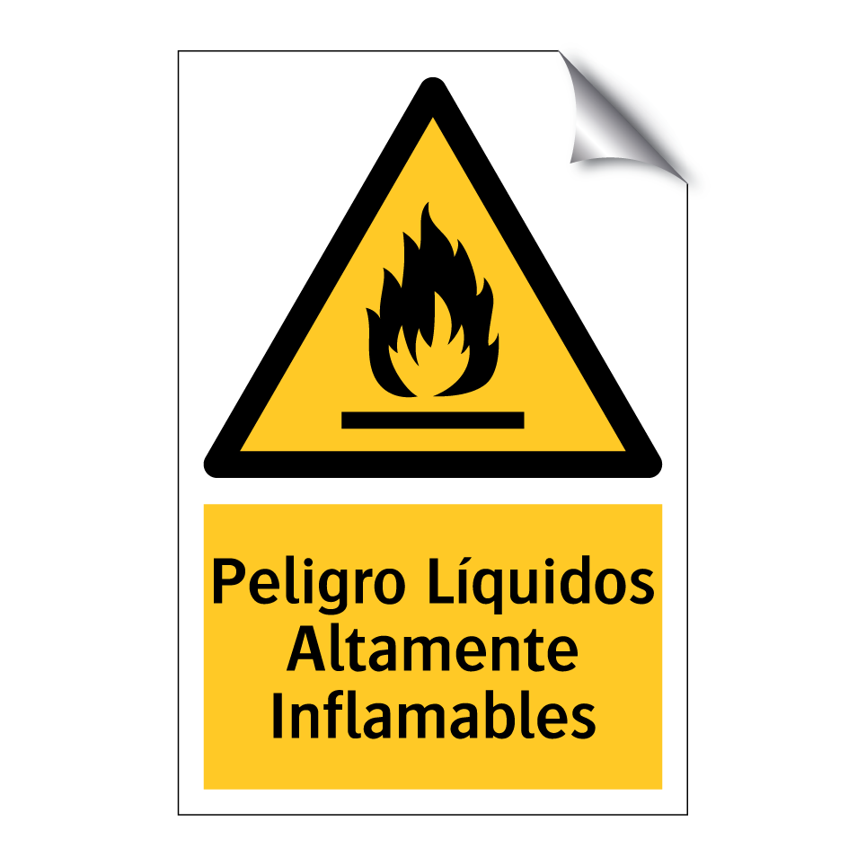 Peligro Líquidos Altamente Inflamables