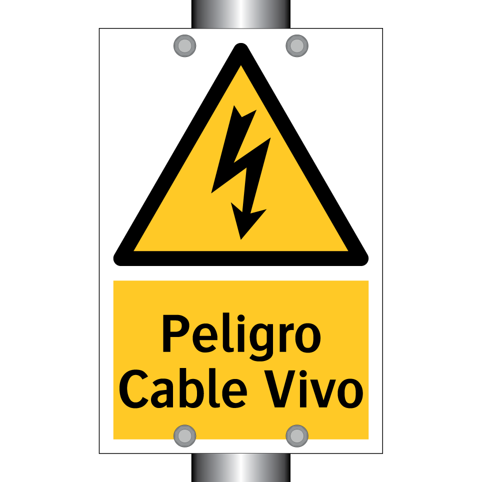 Peligro Cable Vivo