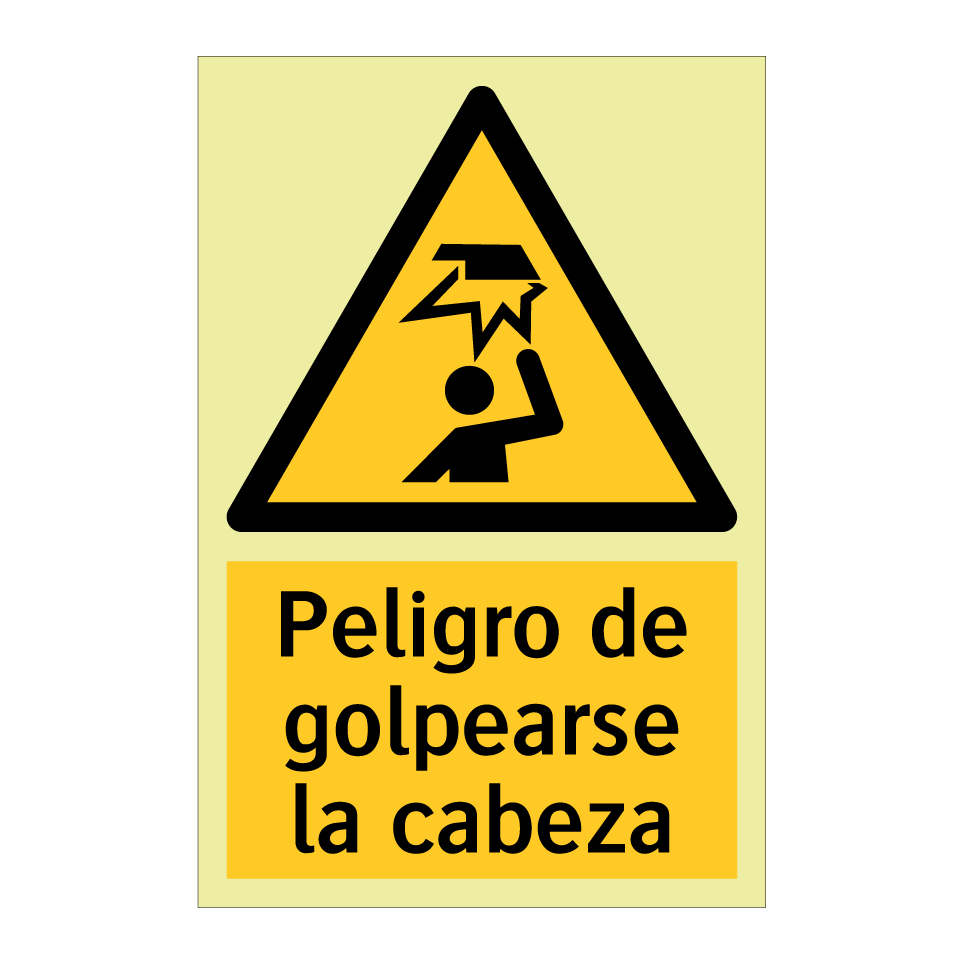 Peligro de golpearse la cabeza