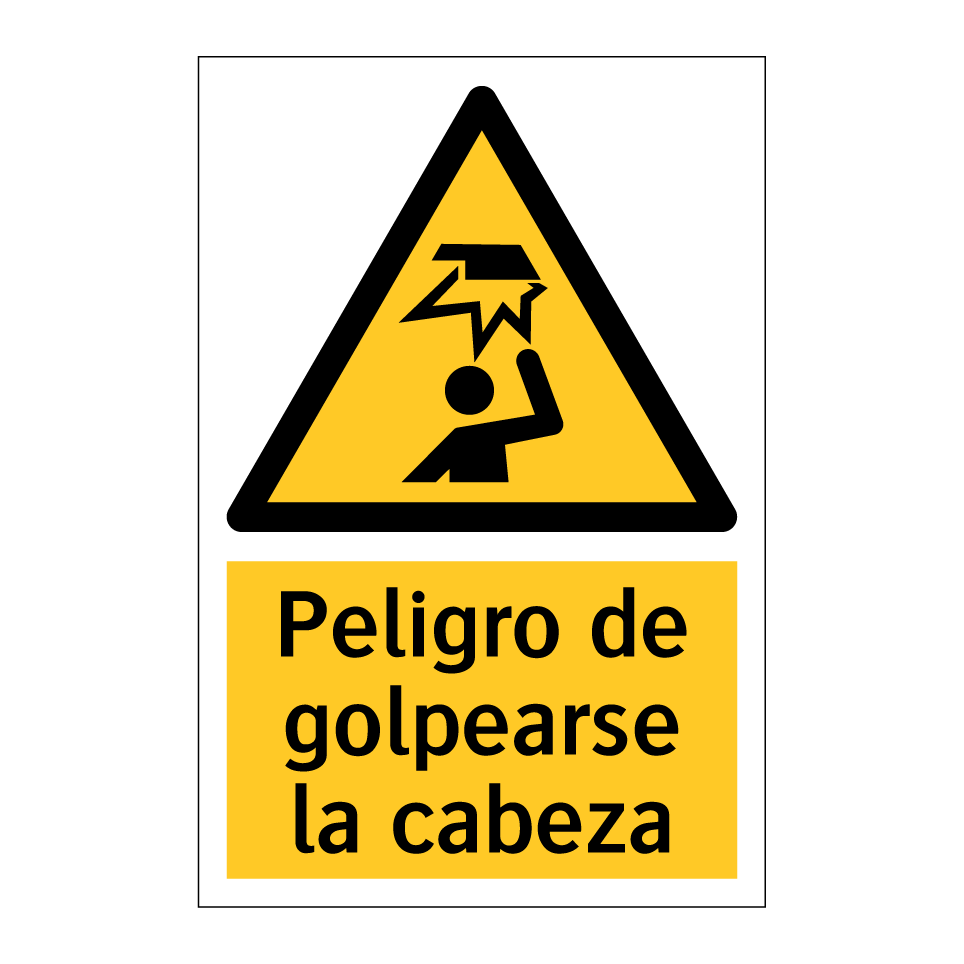 Peligro de golpearse la cabeza