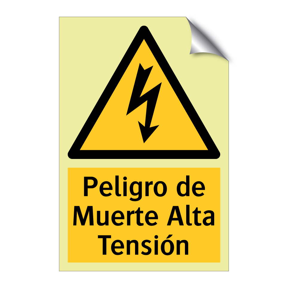 Peligro de Muerte Alta Tensión