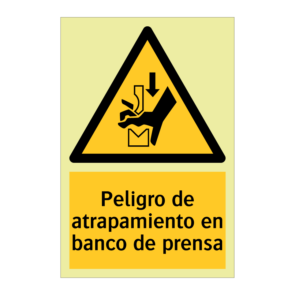 Peligro de atrapamiento en banco de prensa
