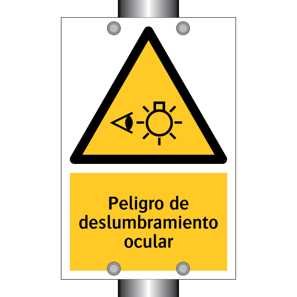 Peligro de deslumbramiento ocular