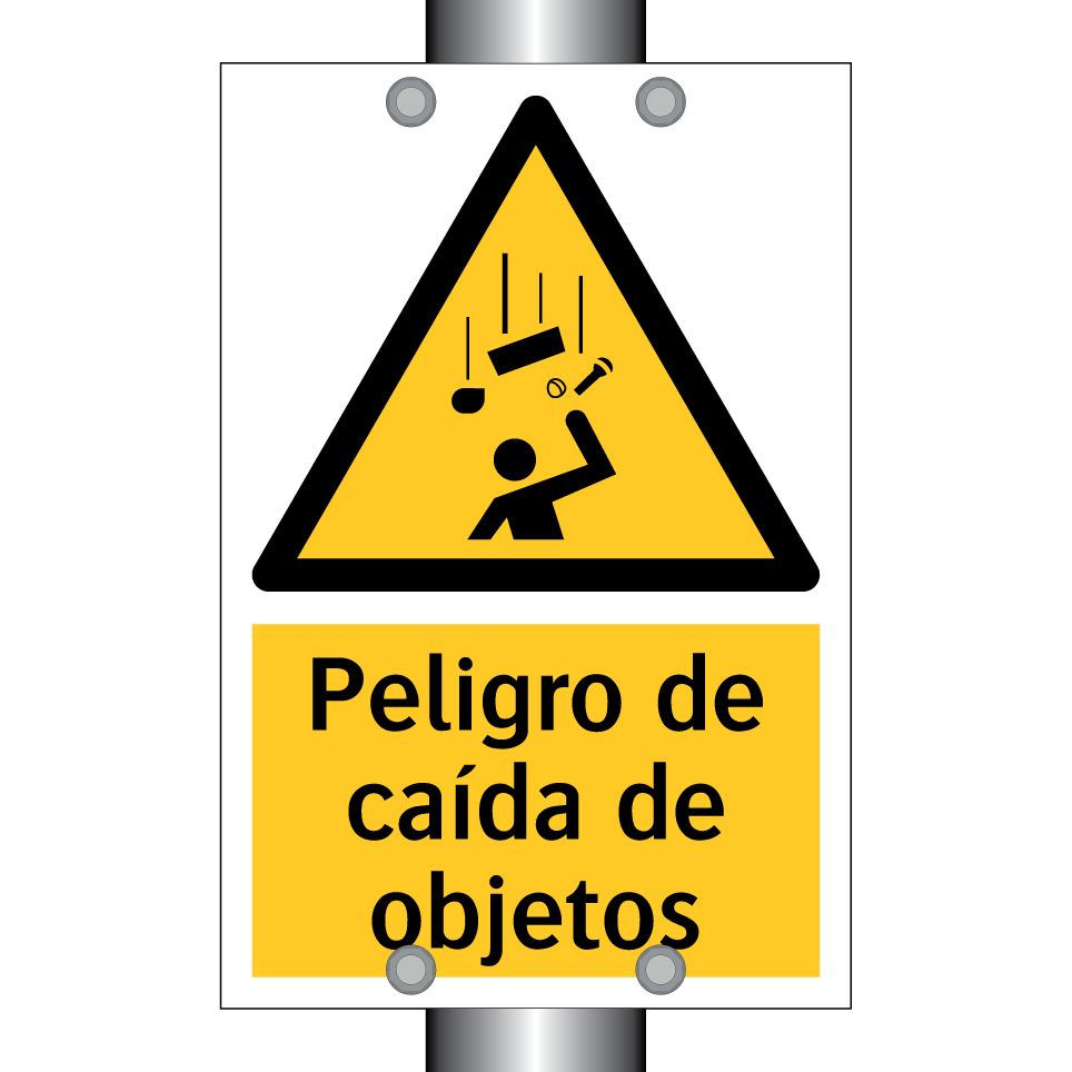 Peligro de caída de objetos