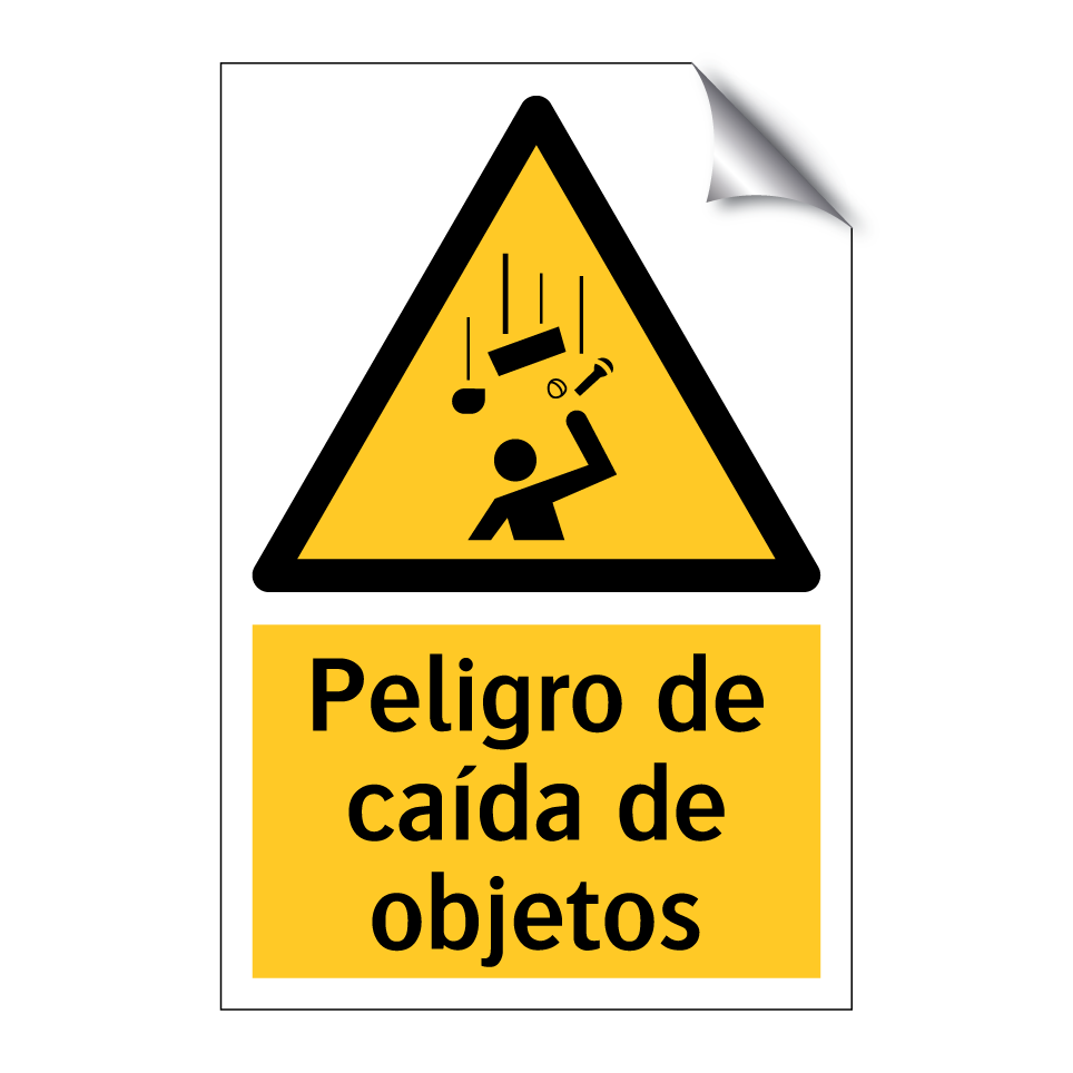 Peligro de caída de objetos
