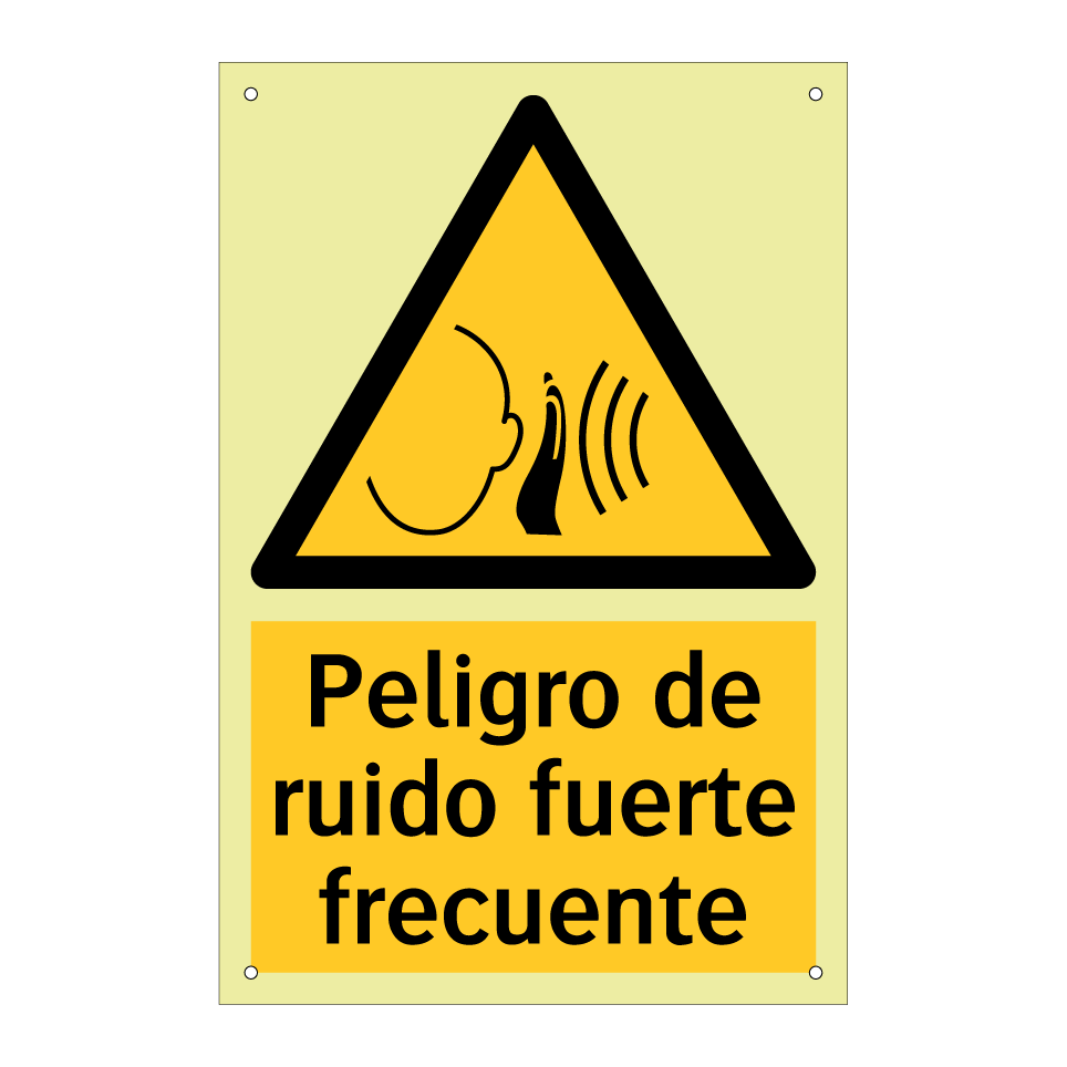 Peligro de ruido fuerte frecuente