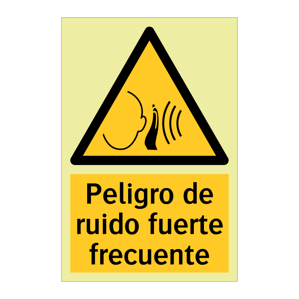 Peligro de ruido fuerte frecuente