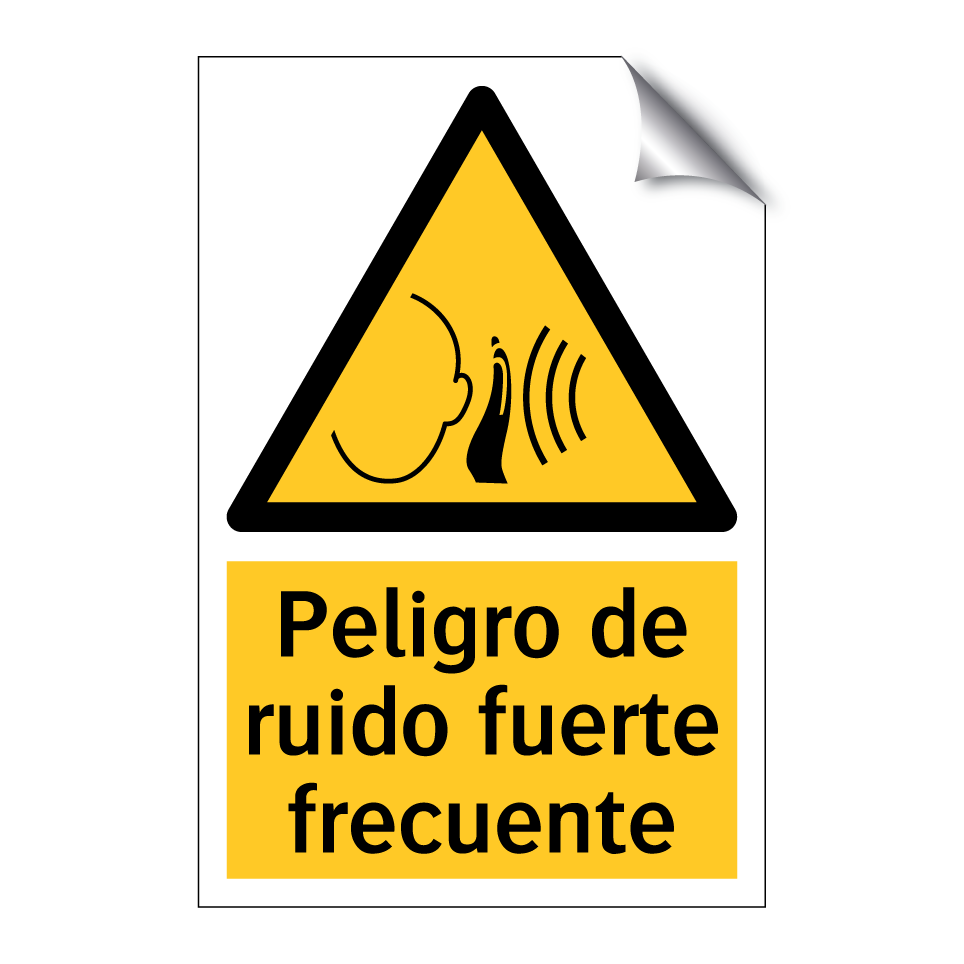 Peligro de ruido fuerte frecuente