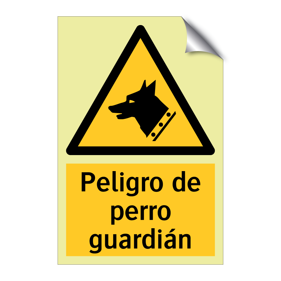 Peligro de perro guardián