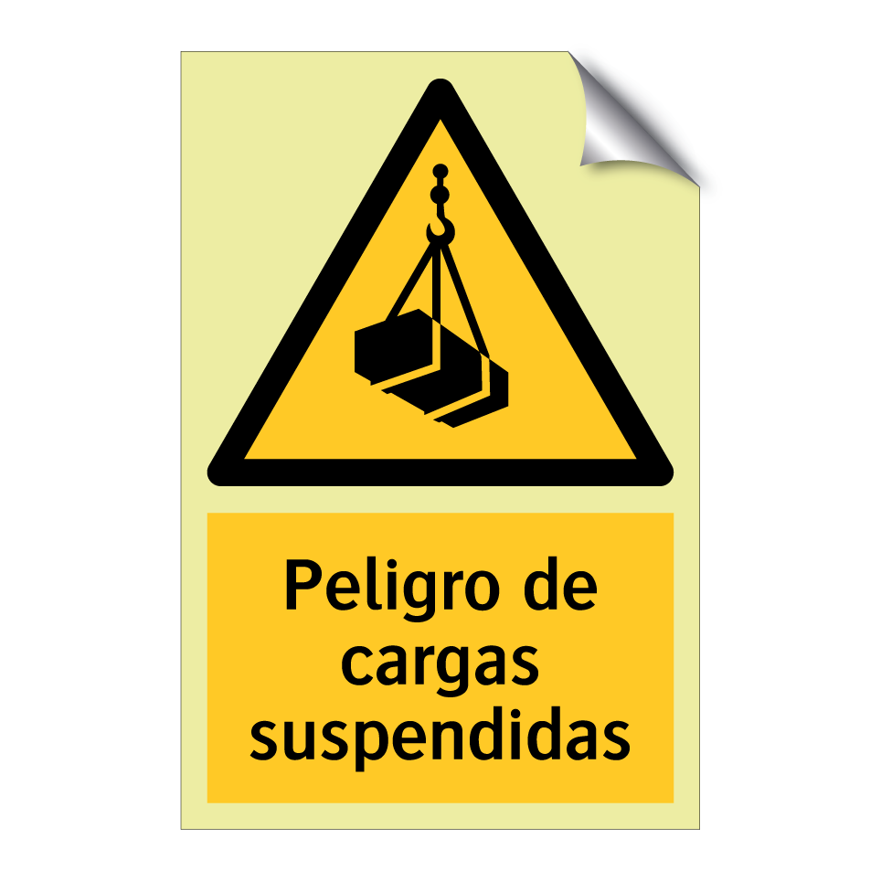 Peligro de cargas suspendidas