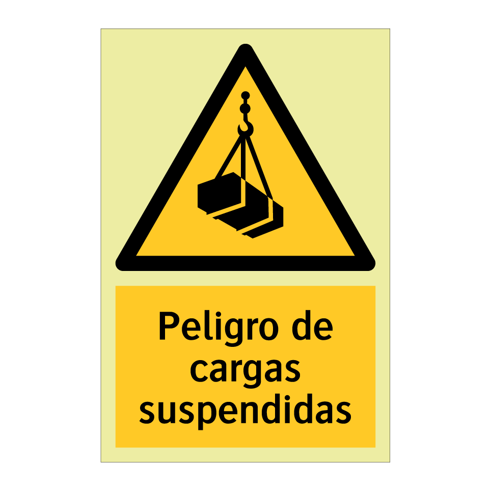 Peligro de cargas suspendidas