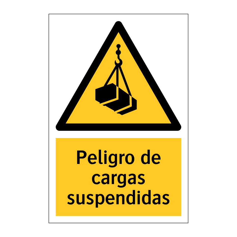 Peligro de cargas suspendidas
