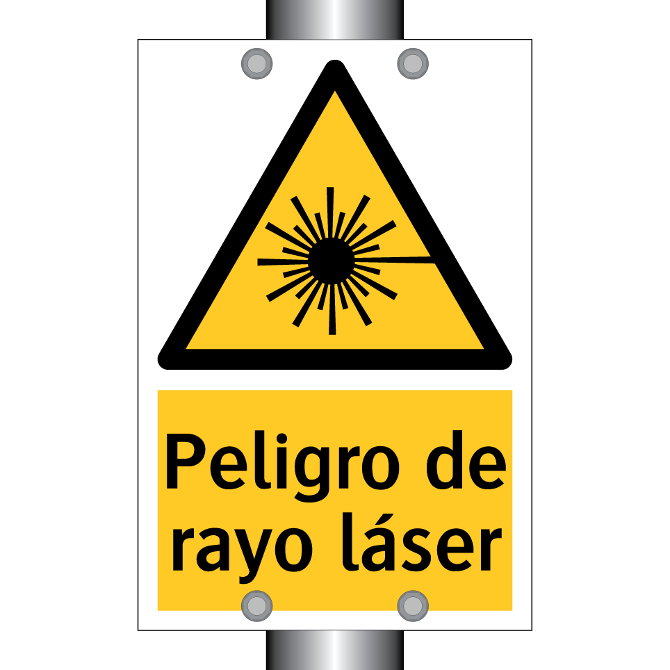 Peligro de rayo láser
