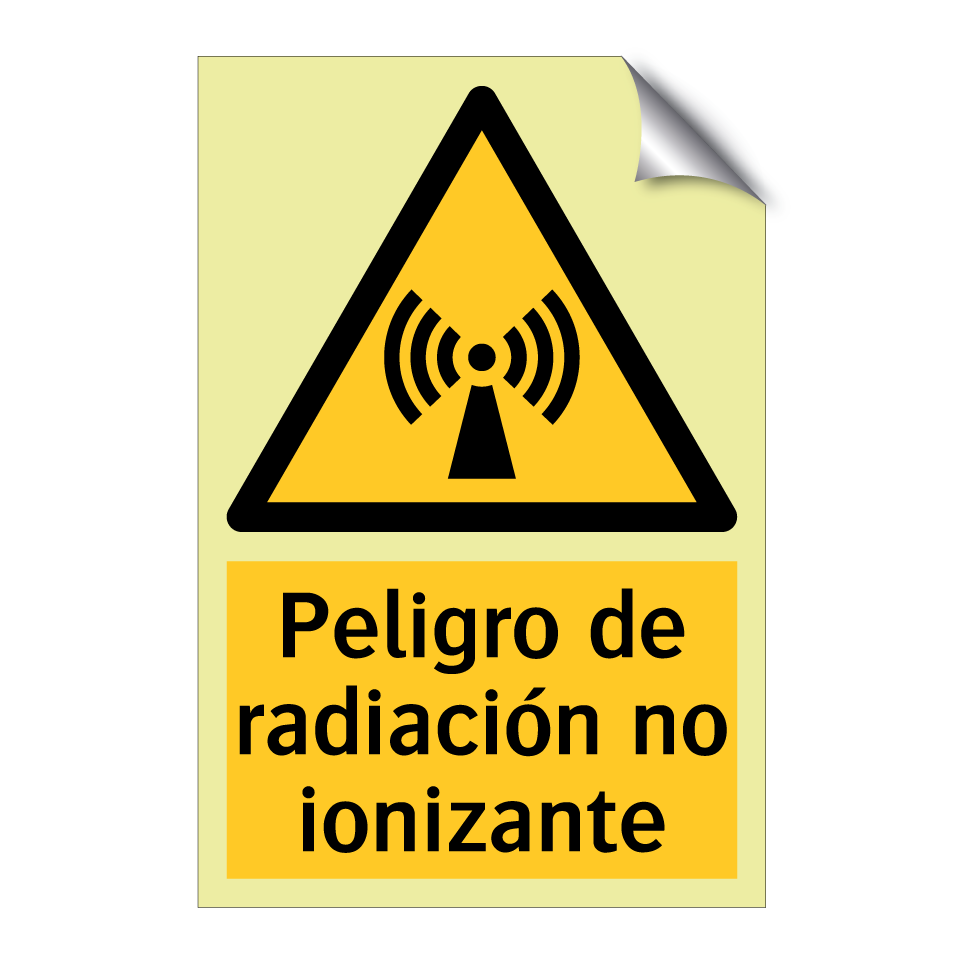 Peligro de radiación no ionizante