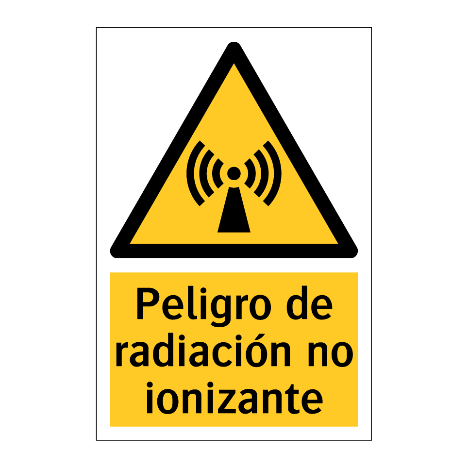 Peligro de radiación no ionizante