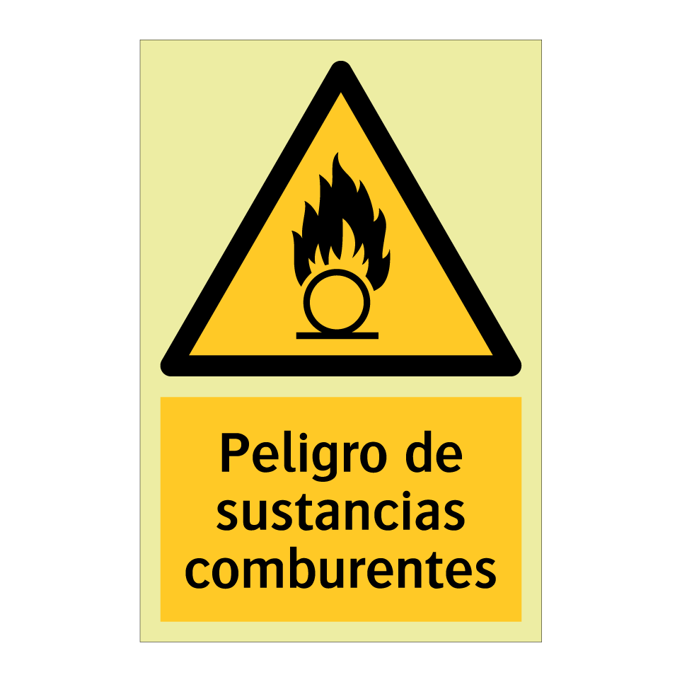 Peligro de sustancias comburentes