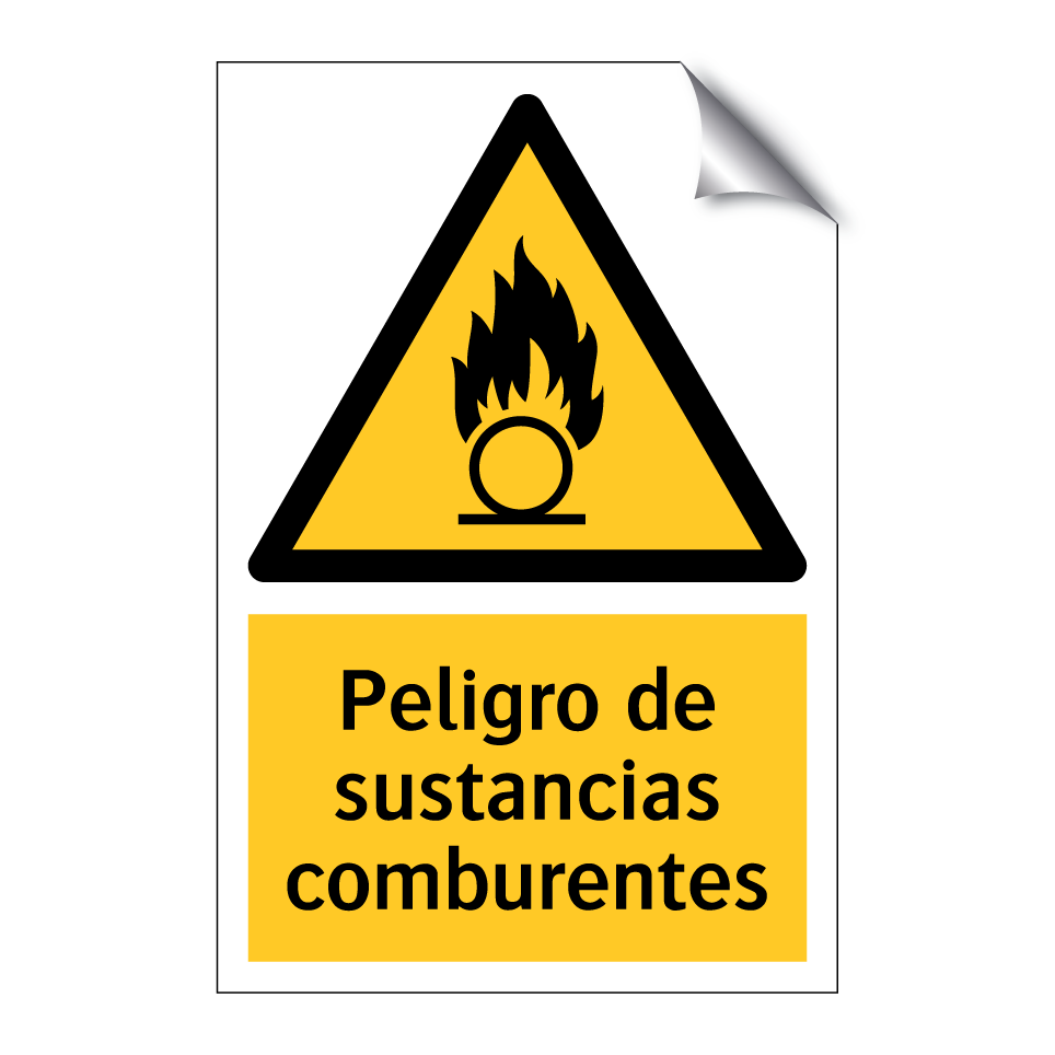 Peligro de sustancias comburentes