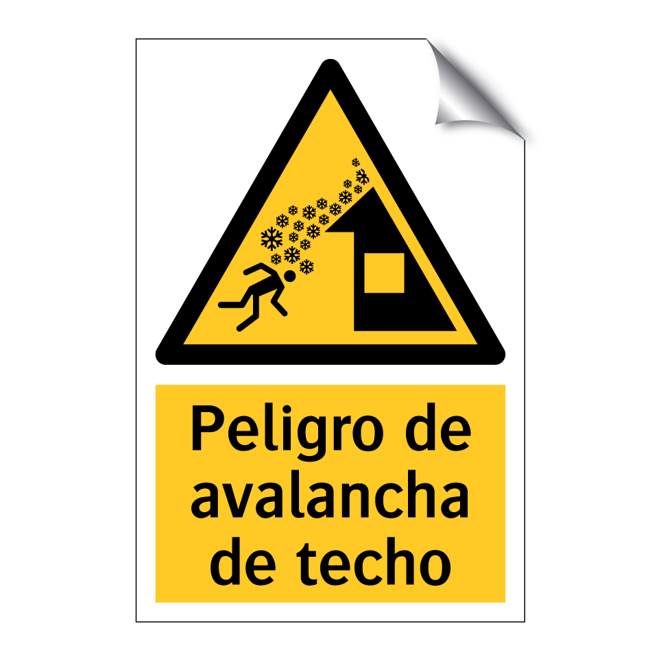 Peligro de avalancha de techo