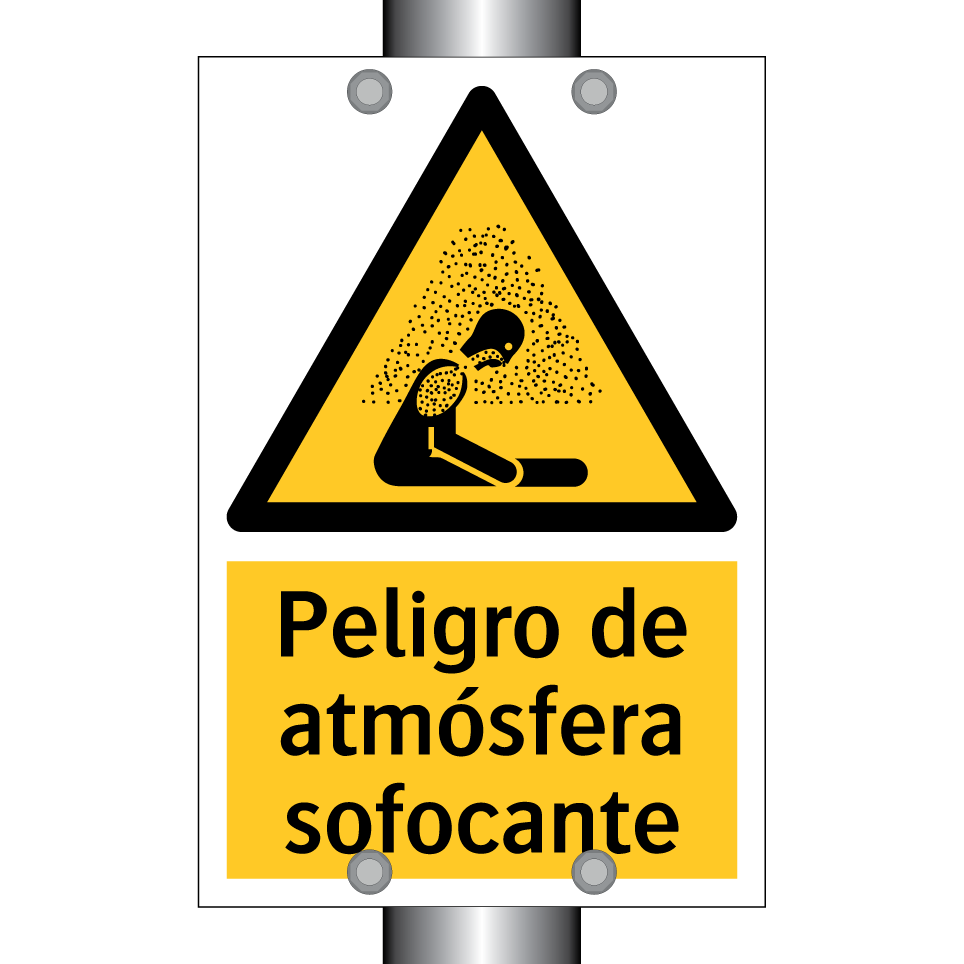 Peligro de atmósfera sofocante