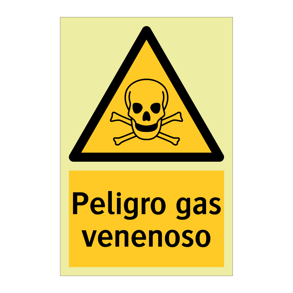 Peligro gas venenoso