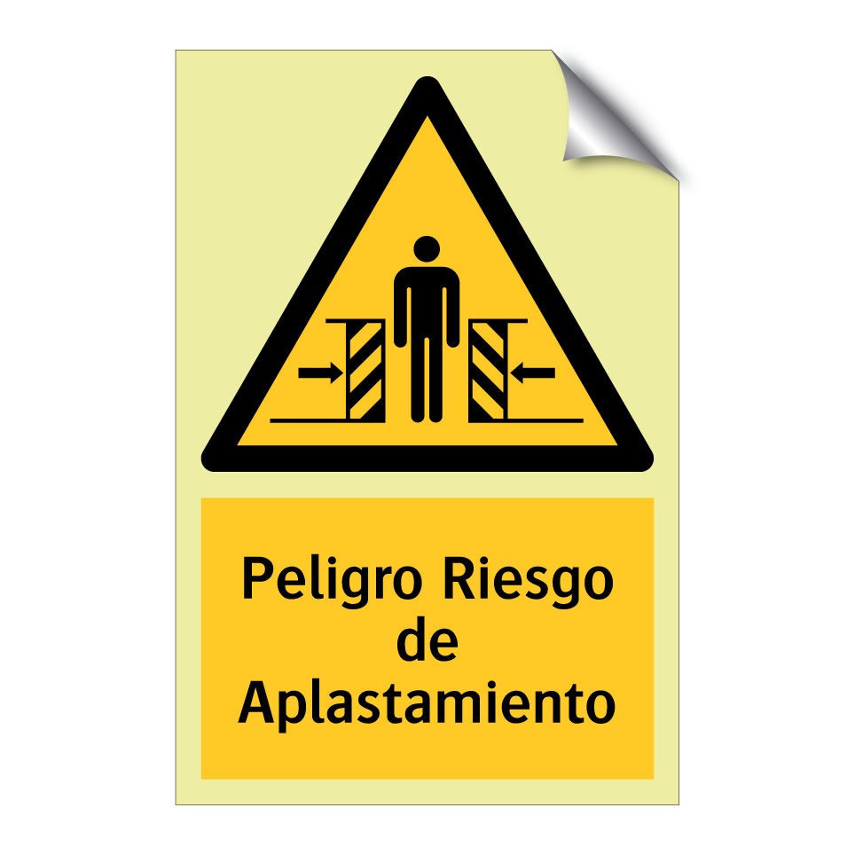 Peligro Riesgo de Aplastamiento