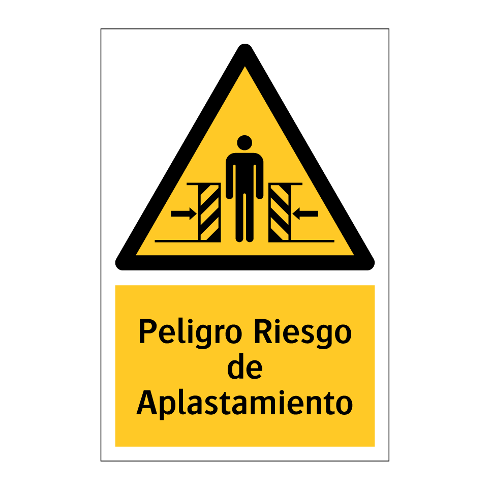 Peligro Riesgo de Aplastamiento