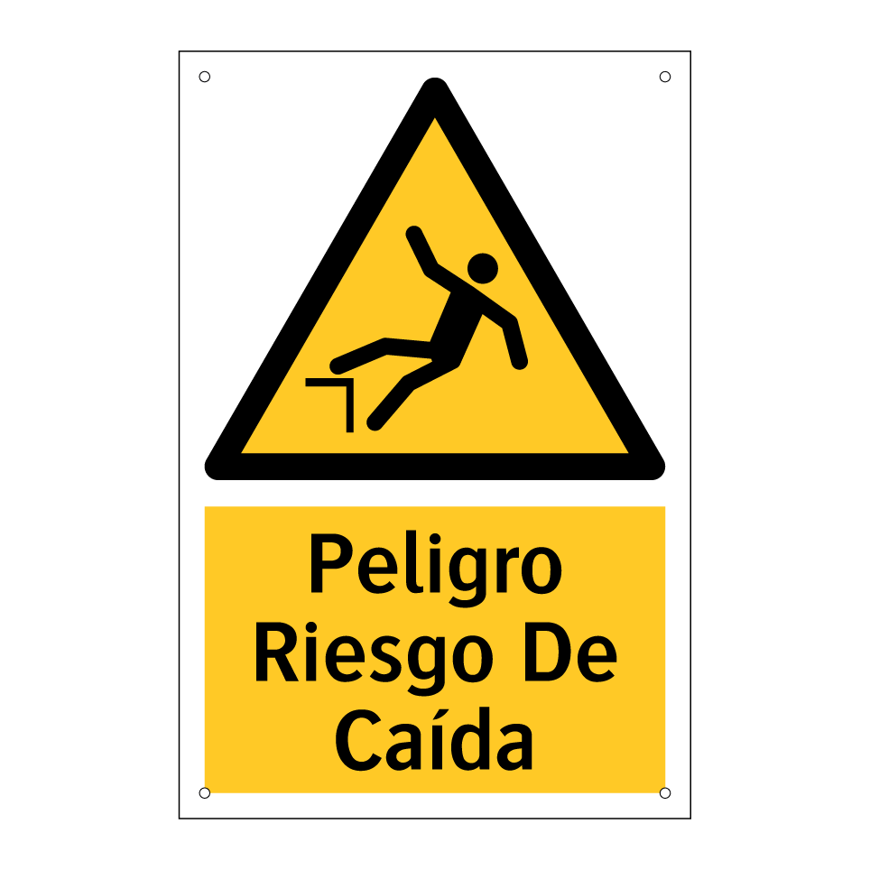 Peligro Riesgo De Caída