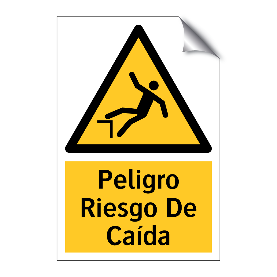 Peligro Riesgo De Caída