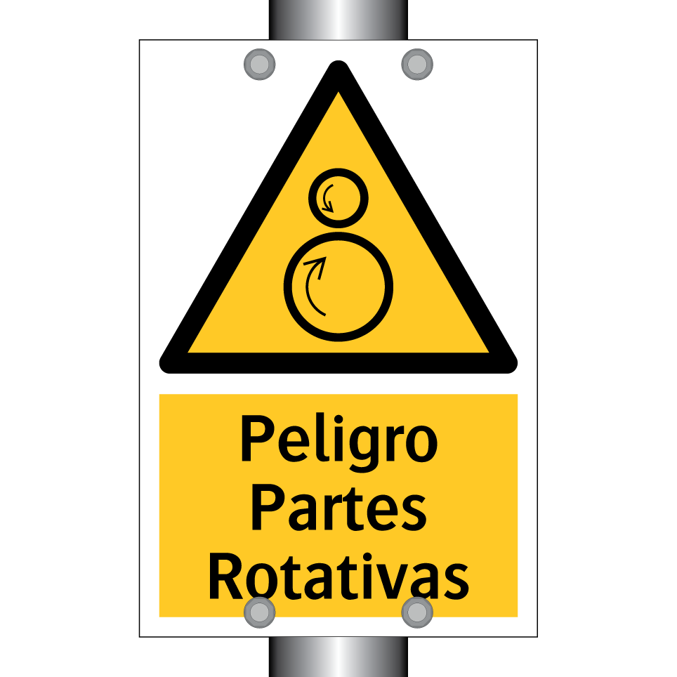 Peligro Partes Rotativas