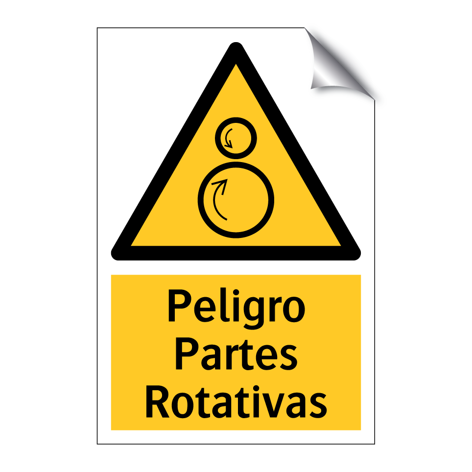 Peligro Partes Rotativas