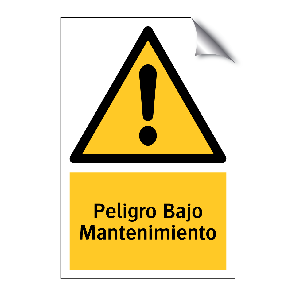 Peligro Bajo Mantenimiento