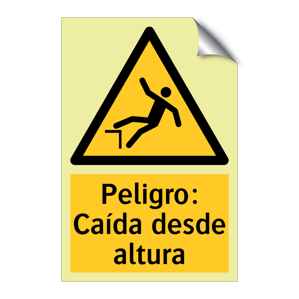 Peligro: Caída desde altura