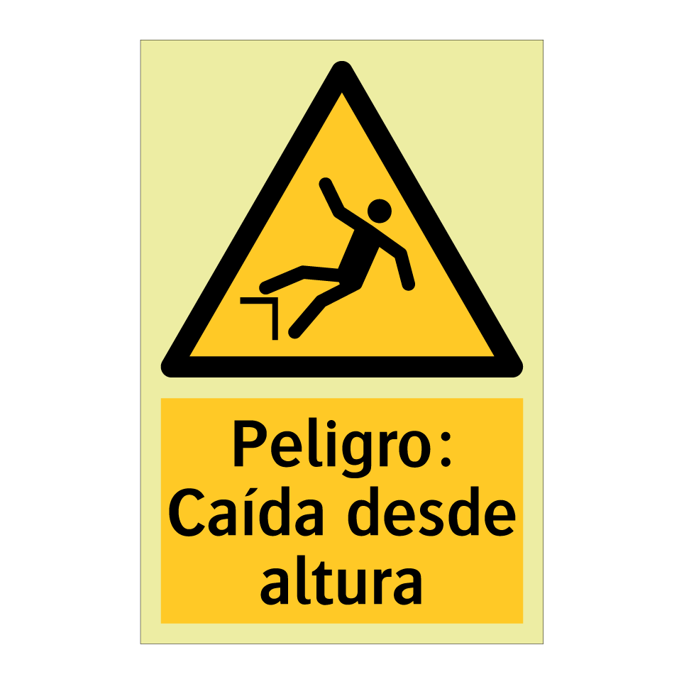 Peligro: Caída desde altura