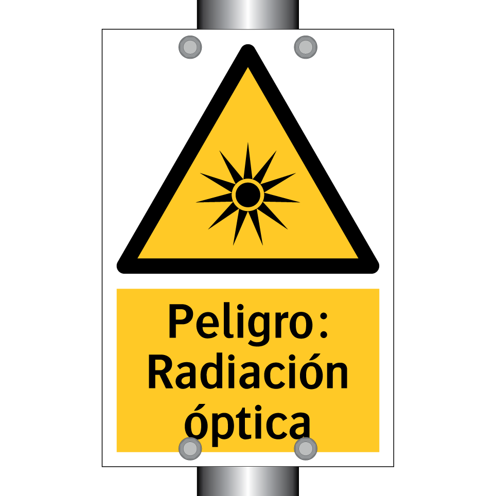 Peligro: Radiación óptica