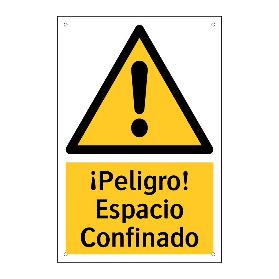 ¡Peligro! Espacio Confinado