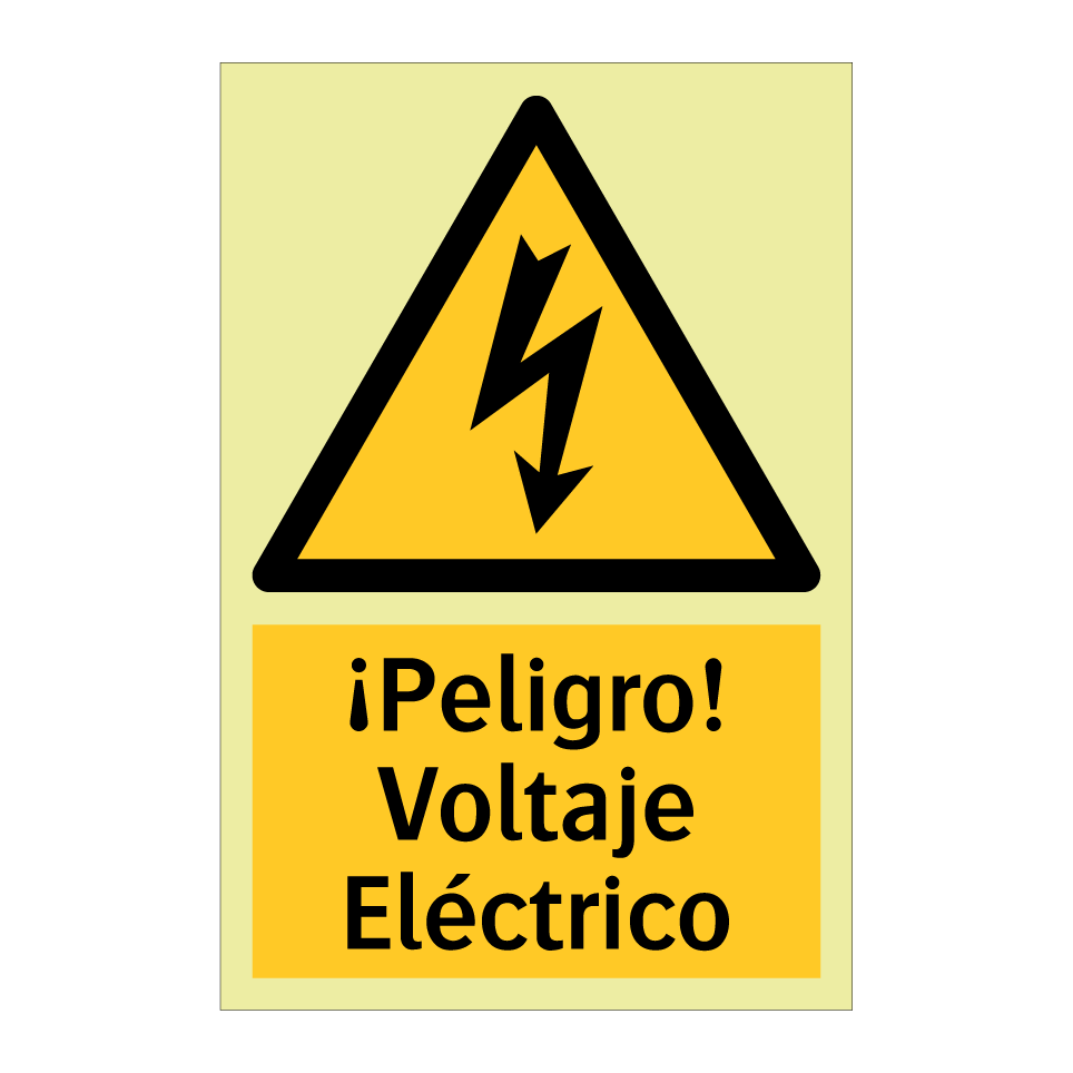 ¡Peligro! Voltaje Eléctrico