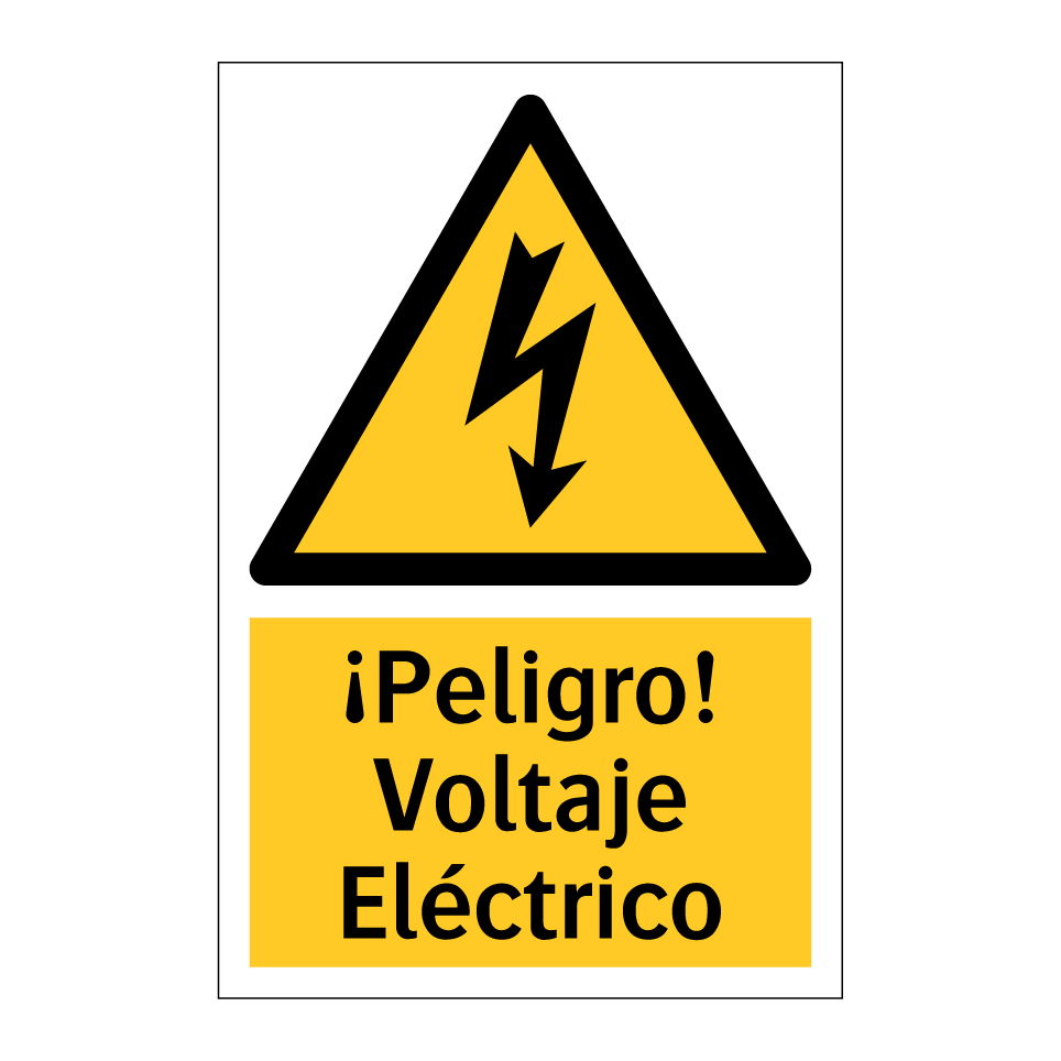 ¡Peligro! Voltaje Eléctrico