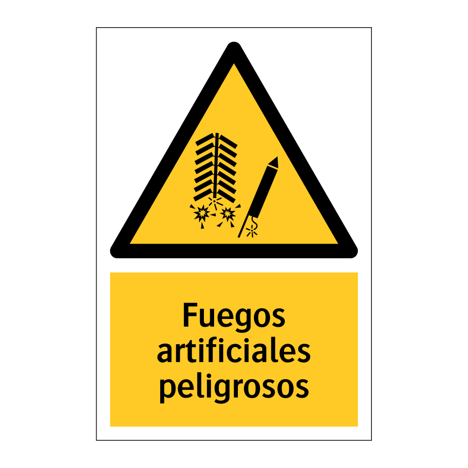 Fuegos artificiales peligrosos