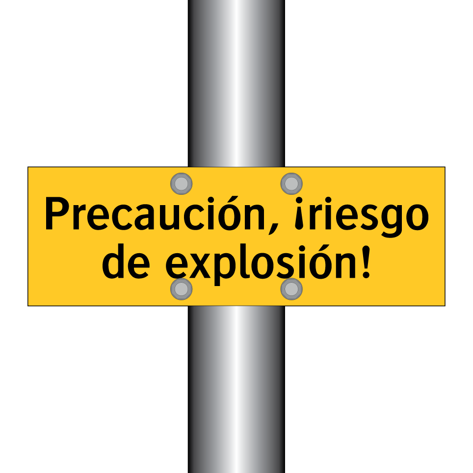Precaución, ¡riesgo de explosión!