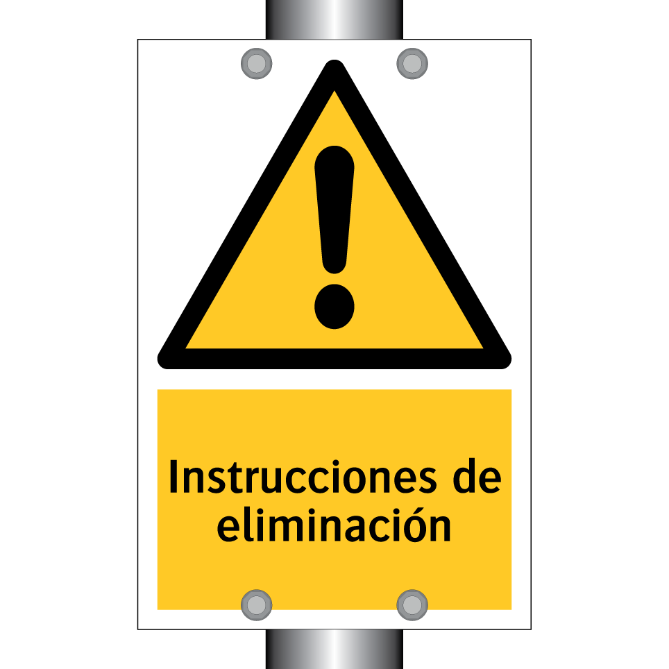 Instrucciones de eliminación