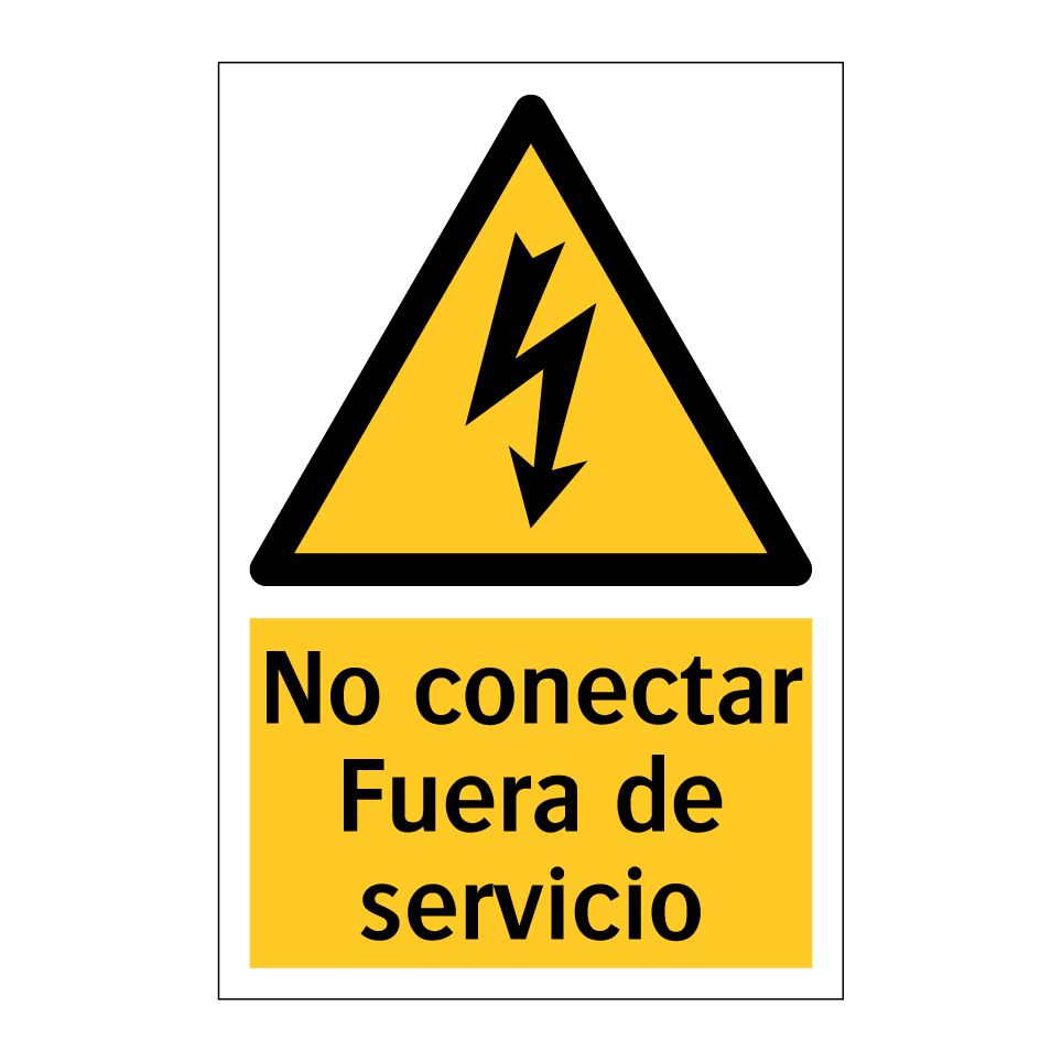 No conectar Fuera de servicio
