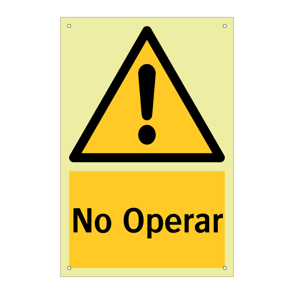 No Operar