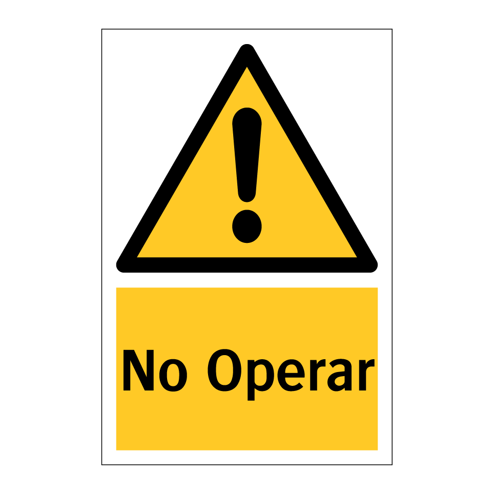 No Operar