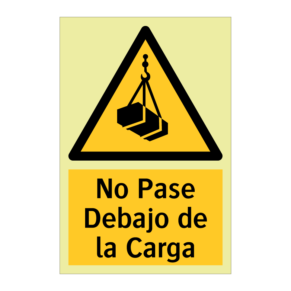 No Pase Debajo de la Carga