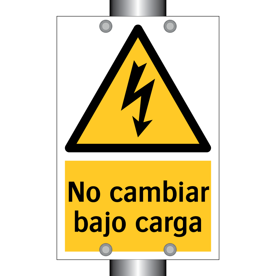 No cambiar bajo carga