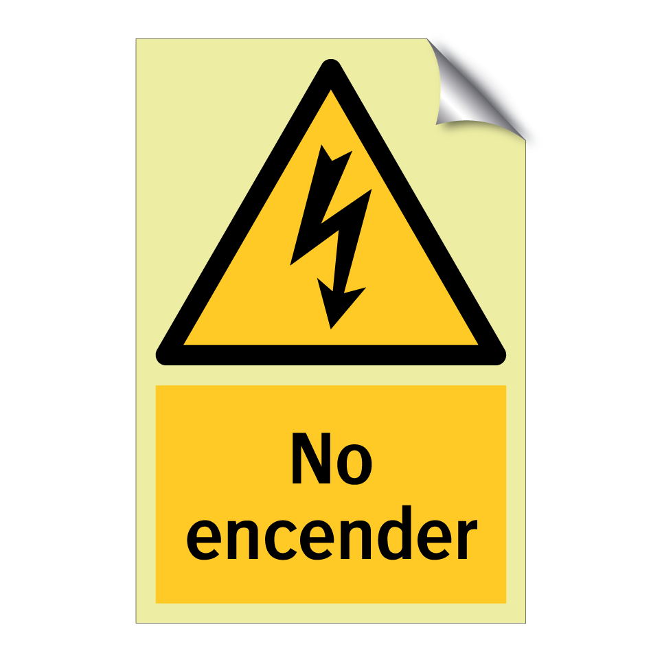 No encender