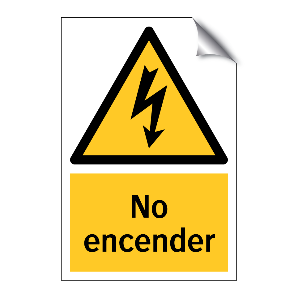 No encender